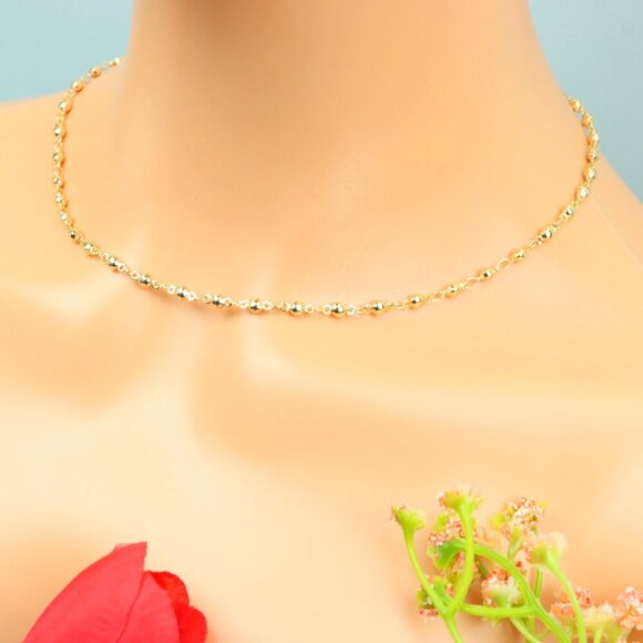 Delicate & Contemporary Necklace Chain, A Lovely Choice for Women, EVCH1699 - Picture 4 of 10